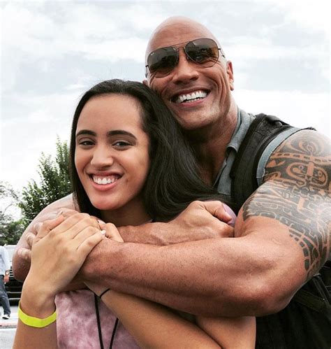 the rock dating daughter